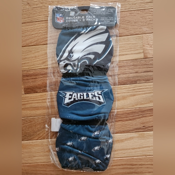 NFL Other - NFL Eagles Blue and White Face Masks